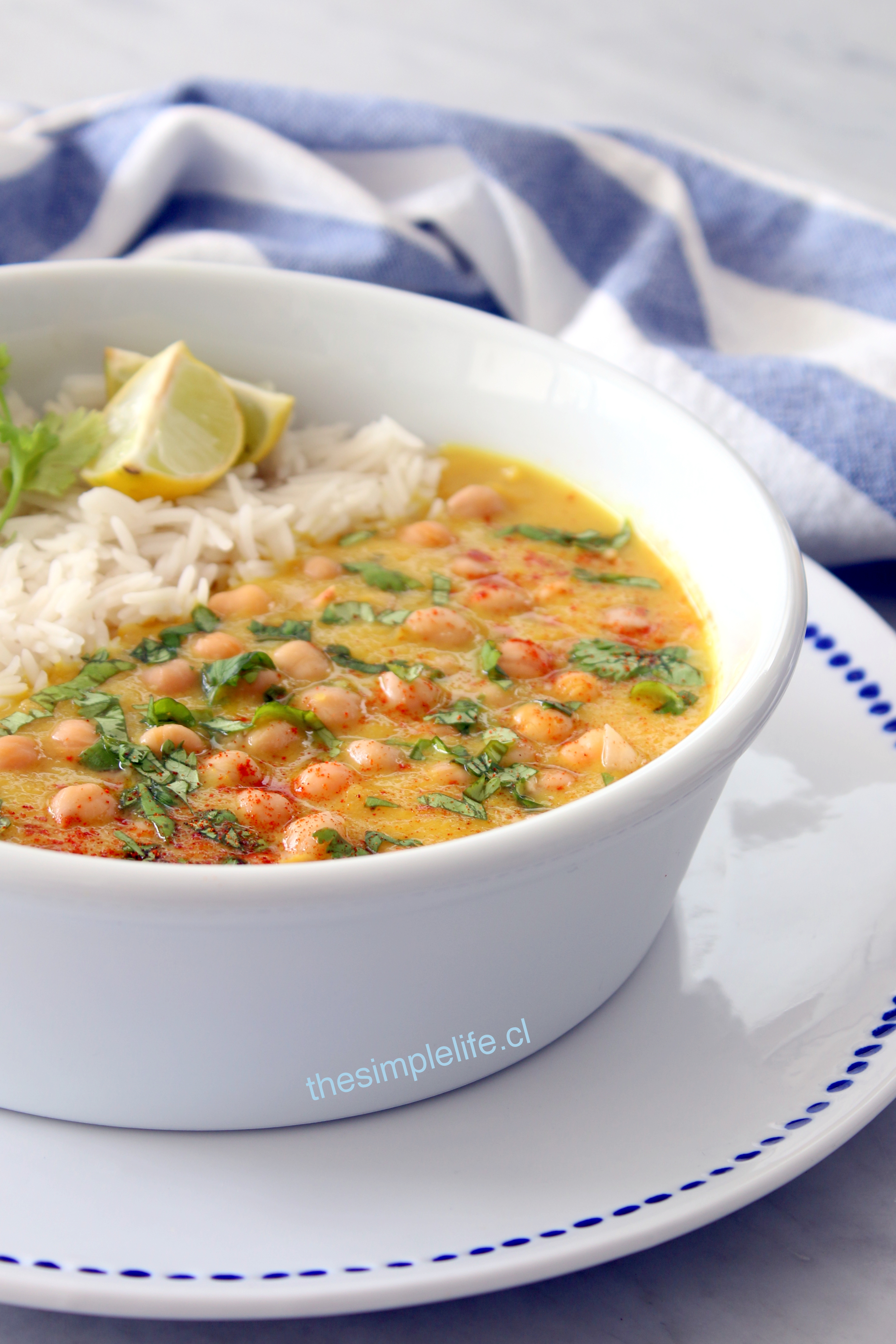 Curry De Mango Y Garbanzos. | The Simple Life®